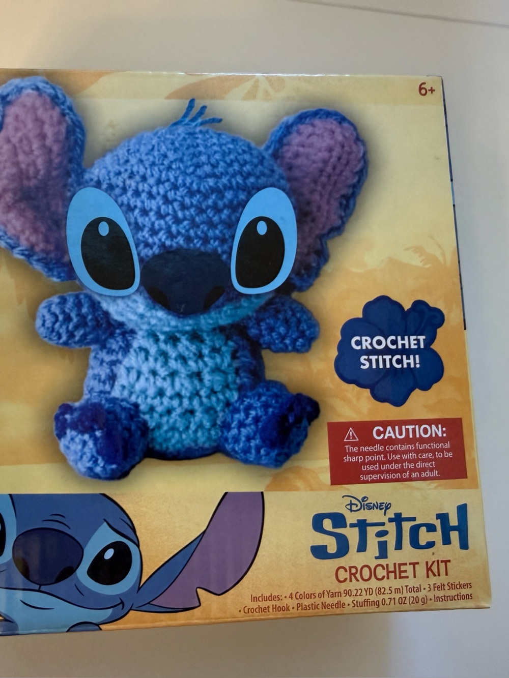 Disney Blue and Purple Stitch Crochet Plush Kit